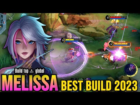 Powerful Marksman Melissa Legendary Gameplay | BUILD TOP 1 GLOBAL MELISSA | 2023