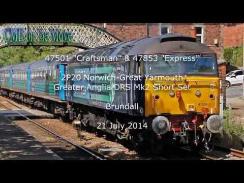 DRS 47501 & 47853 GA Mk2 Short Set 21/07/2014