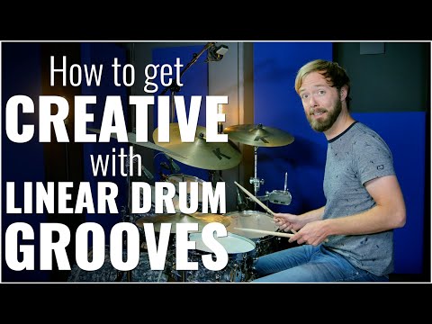 Get Creative with Linear Drum Grooves // Drum Lesson w/ DrummerMartijn
