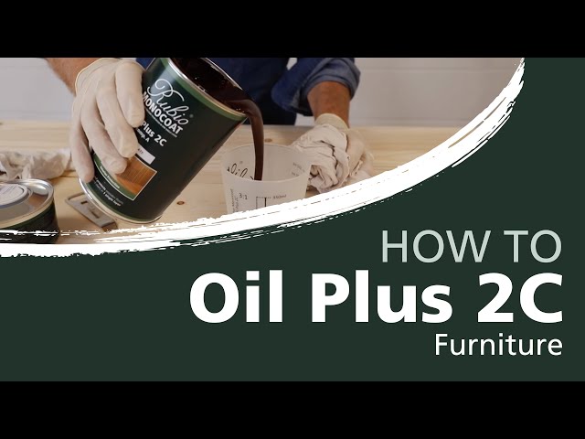 How to oil your wooden table with the Oil Plus 2C