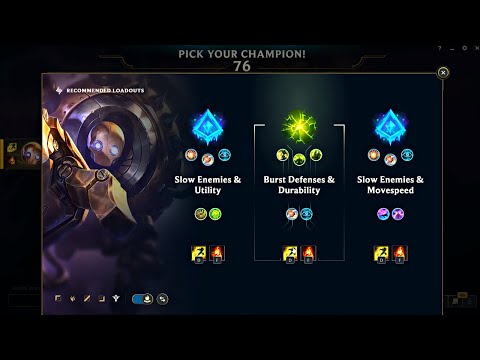 New Champ Select tool on PBE!