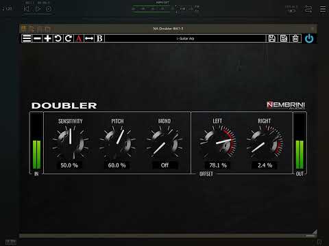 #nembriniaudio doubler demo.