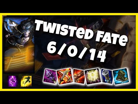 KOREAN Challenger Twisted Fate MID (6/0/14) vs ORIANNA Gameplay Replay - Patch 10.20
