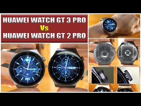 Huawei Watch GT 3 Pro vs Huawei Watch GT 2 Pro   design and microscopic details