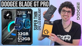 First Ever RGB Rugged Smartphone! - Doogee Blade GT Pro Review & Test (Cyber Aura 2.0, Light & Thin)
