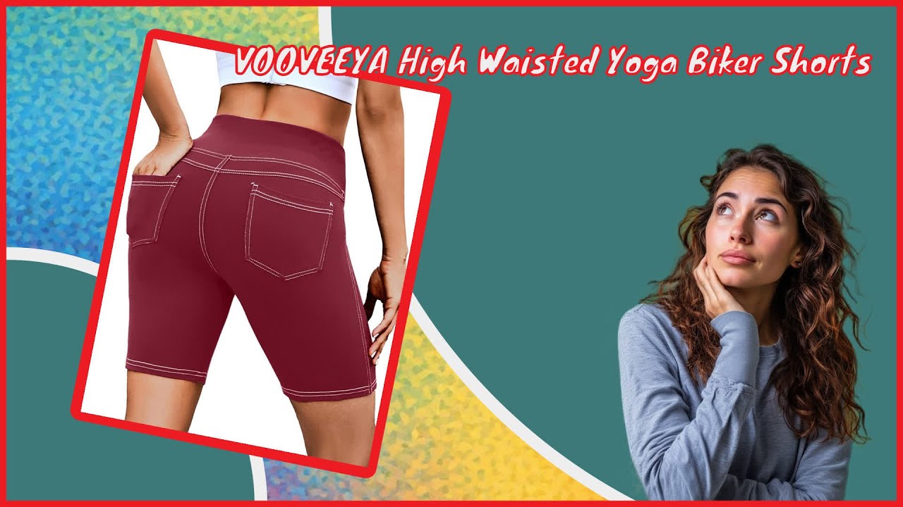 VOOVEEYA High Waisted Yoga Biker Shorts review