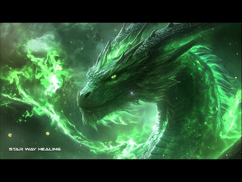639Hz Green Light Dragon 💚 Heart Chakra Alignment • Connect with Love & Harmony Energies