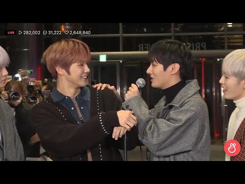 Wanna One at fansign Vita 500 Event