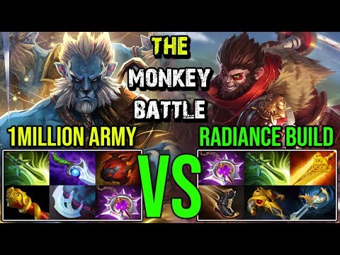 MONKEY BATTLE!!! Epic Radiance Monkey King Vs One Million PL Army COMEBACK WAR | DOTA 2 Highlights