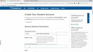 Set Up College Board and Khan Academy Accounts