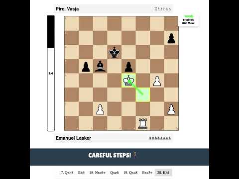 Emanuel Lasker vs Pirc, Vasja | Moscow : Beautiful #ChessGame