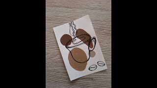 Boho art Idea for Coffee lovers ☕️🤎