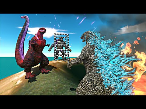 Godzilla 2021 Rescue King Kong and Fight Kaiju Monsters - Animal Revolt Battle Simulator