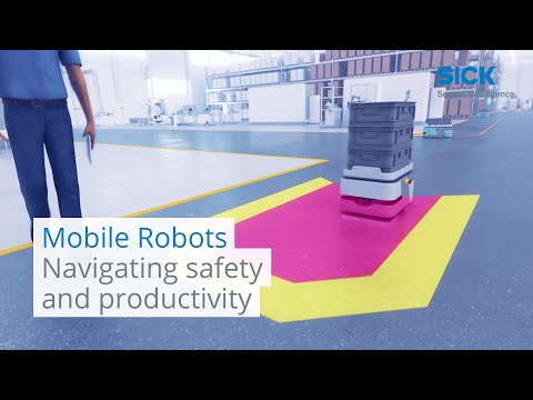 Safety Solutions for Mobile Robots | 3D Animation Corporate Film | SICK Sensor Intelligence