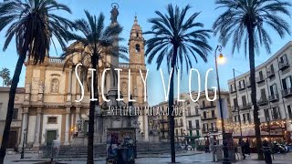 【Sicily vlog】 シチリア島🏖️| ピアッツァアルメリーナの床モザイク| パレルモ美食旅🍝