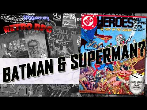 The Superhero RPG That Balanced Batman and Superman | DC Heroes (Mayfair Games, 1985)