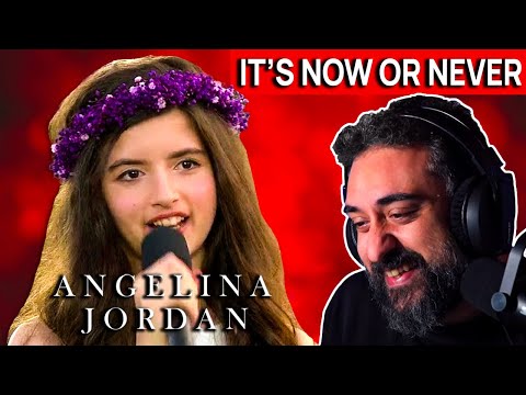 Arab Man Reacts to Angelina Jordan - It's Now or Never (Allsang på Grensen 2017)