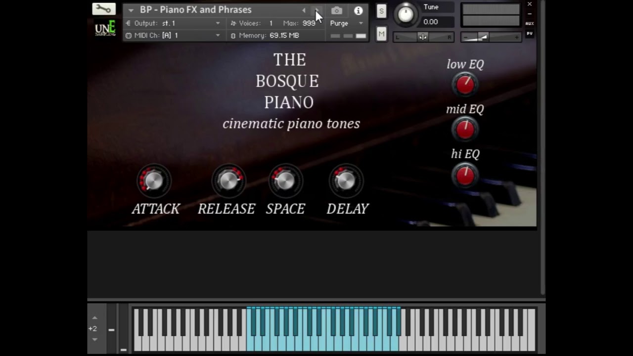 The Bosque Piano - Kontakt Library