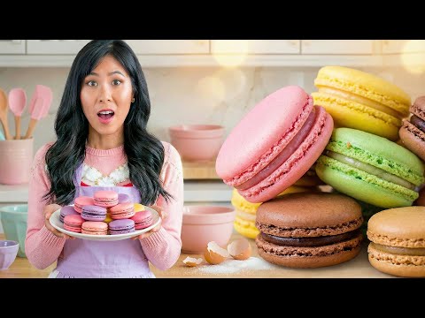 掌握法式馬卡龍的簡單食譜｜蜜糖糖漿----------。 (Master the French Macaron Easy Recipe | HONEYSUCKLE)