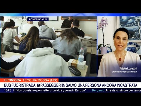 RAINEWS24 - POMERIGGIO 24: IL DISAGIO GIOVANILE A SCUOLA. INTERVISTA A ADELIA LUCATTINI