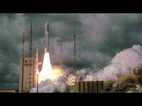 Ariane 5 ES launch - 200 FPS slow-mo