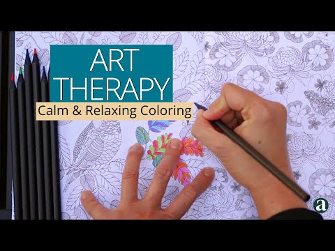 Coloring Art Therapy for Relaxation and Calmness | Cancer Patient Self Care