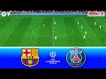 Barcelona vs PSG | UEFA Champions League 23/24 | Full Match All Goals | EA FC 24 Gameplay PC