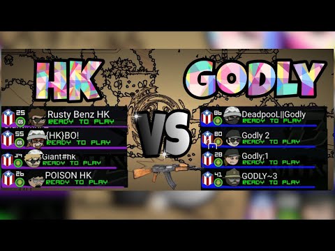 Mini militia da2 : Clan war hk vs godly ft $Uplex,Rigel,dread