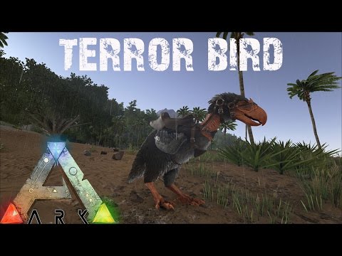ARK Survival Evolved - Terror Bird Taming and Speed Testing!