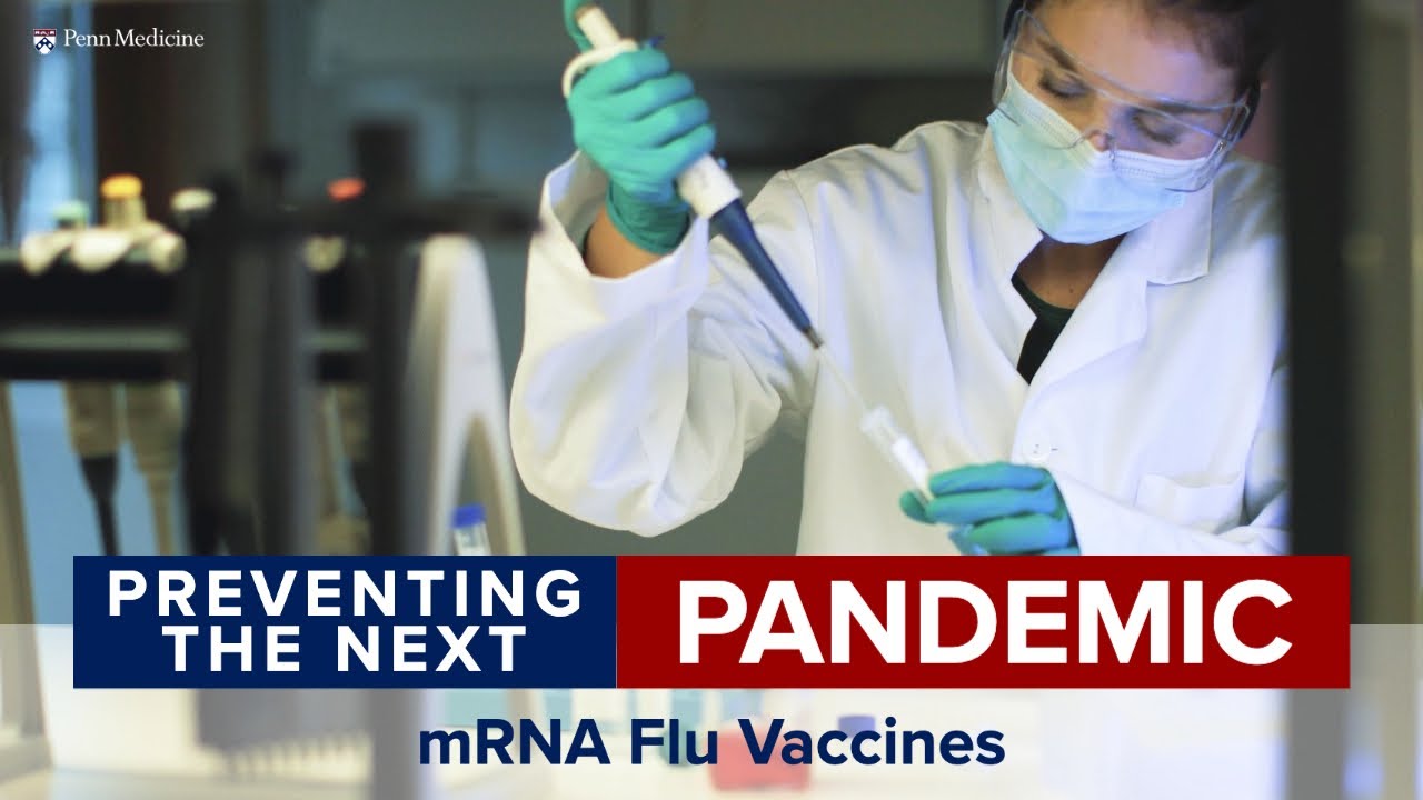 Watch video titled mRNA Flu Vaccines Preventing the Next Pandemic on YouTube