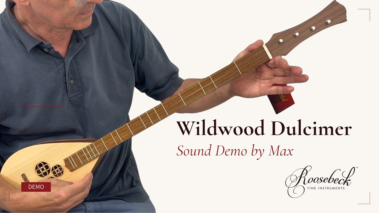 Roosebeck Wildwood Dulcimer, Rosewood, Round Holes