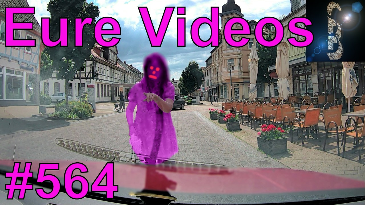 Eure Videos #564 - Dashcam - Räder lose - Zu schnell in Ausfahrt - Rot gekreuzte Schrägbalken