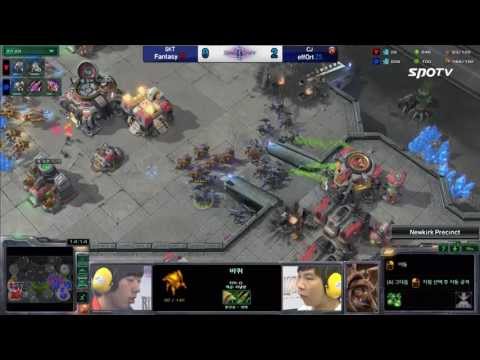 [0521] Fantasy(SKT) vs. effOrt(CJ) TvZ 3SET Newkirk Precinct -SPL,esportstv,Starcraft2