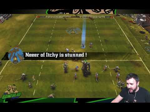 Blood Bowl 2 Stream - Skink Team vs Underworld Bonehead Podcast