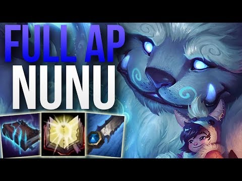 FULL AP NUNU & WILLUMP IS AMAZING! | KOREAN CHALLENGER NUNU REWORK JUNGLE GAMEPLAY | Patch 8.17 S8