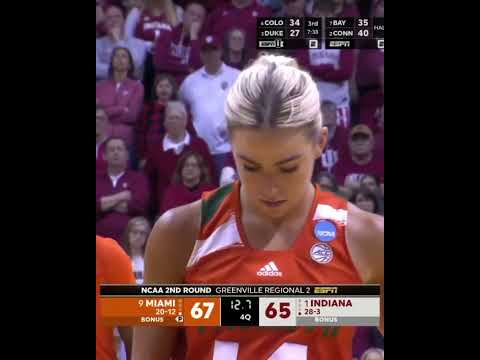 Never forget when Haley Cavinder shushed the crowd during the 2023 NCAA tournament 🤫 #shorts