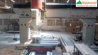 Woodmaster. MÁY CNC 5 Trục 4 Dao 2 Bàn ra vô gia công những chi tiết khó