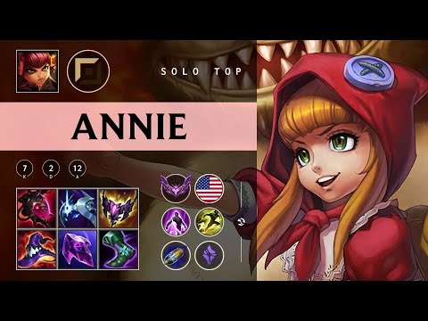 Annie Top vs Fiora - NA Master Patch 25.22
