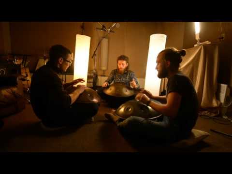 Three Pandas and the Moon - Handpan Trio Jam 2015