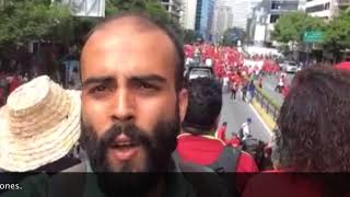 Multidão vai às ruas de Caracas em apoio a Maduro