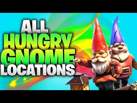 all hungry gnome locations fortnite battle royal season 4 week 8 - all fortnite hungry gnomes