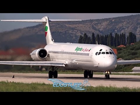 MD-80 Close-up Takeoff & Awesome Engine Sound!