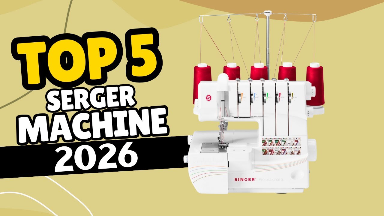 5 Best Serger Sewing Machines in 2026 (For Beginners & Pros)