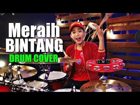 Meraih Bintang | Via Vallen | Drum Cover by Nur Amira Syahira