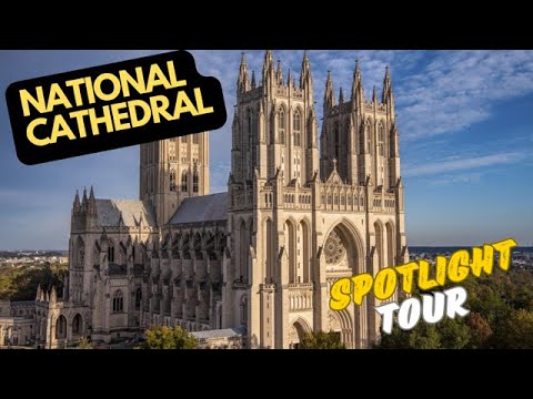 National Cathedral Spotlight Tour in 4K  - Almost entire Tour!! You must visit in person!