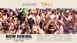 TAO Beach 2 Hiring
