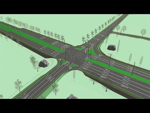 CIVIL DESIGNER Software: How to design an intersection (Part1)