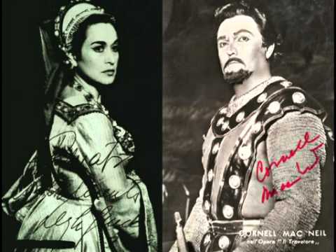 Leyla Gencer vs. Cornell MacNeil (Rigoletto: "Si, vendetta", live 1961)