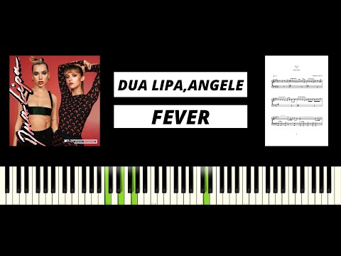 Dua Lipa & Angèle – Fever (BEST PIANO TUTORIAL & COVER)