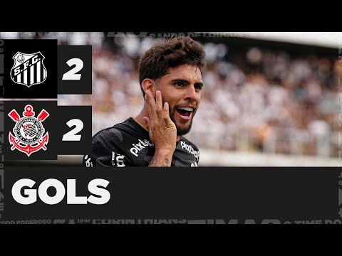 Gols | Santos 2 x 2 Corinthians | Paulistão 2023